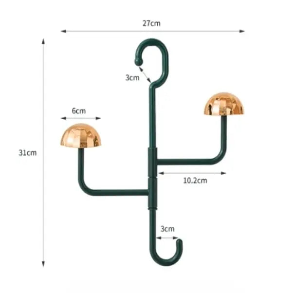 BowLift | 360° Redating Hanging Storage – Elegant Organizer for Clothing, Hats & Accessories