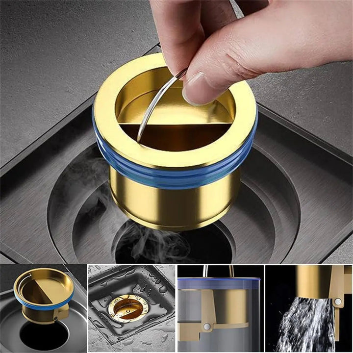BowLift | Anti-Odor Drainage Core made of Brass – Reliably Stops Drain & Pipe Odors