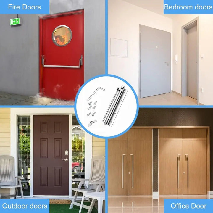 BowLift | Automatic door hinge with self-reset – Safe & Quiet