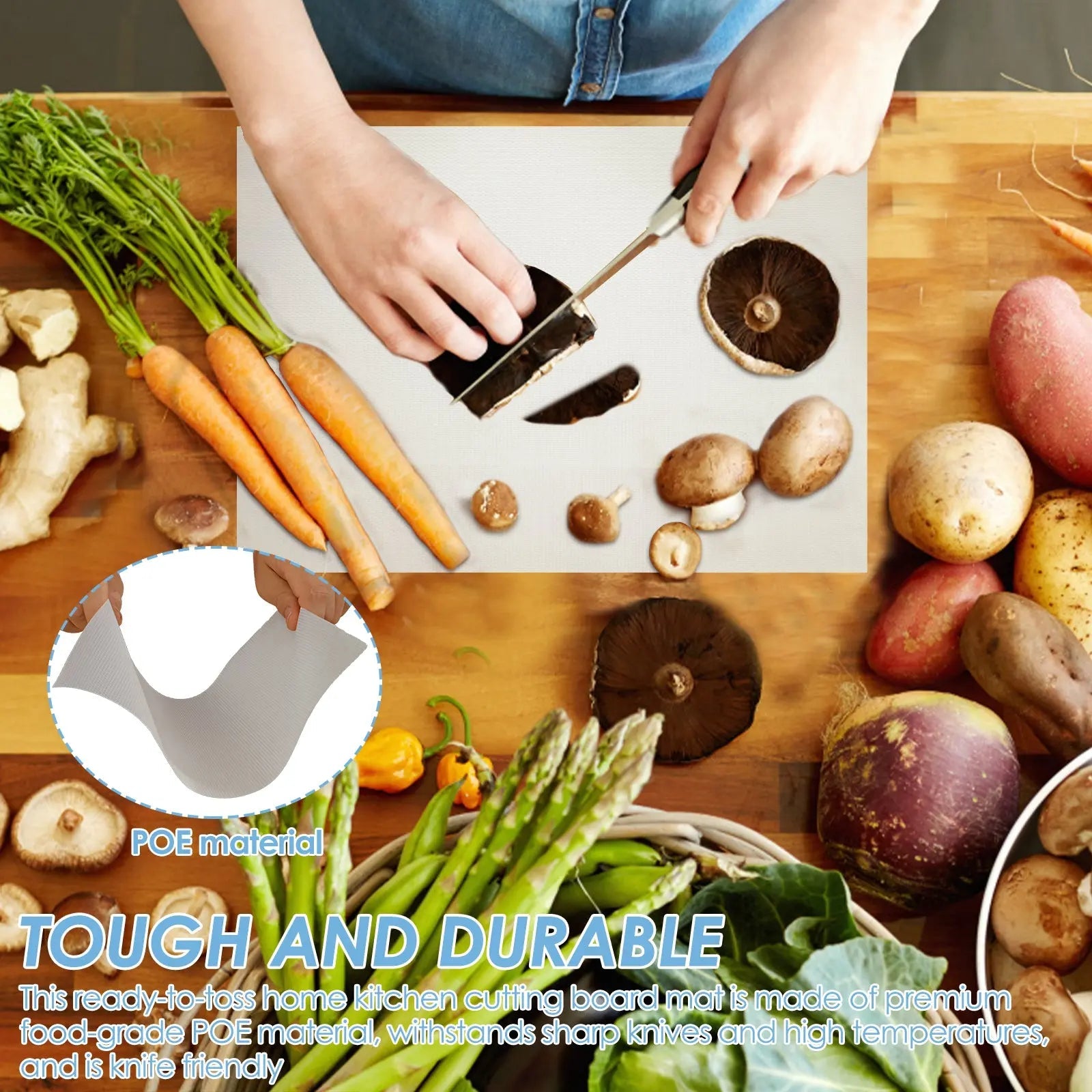 BowLift | Disposable Cutting Mat – Effortless & Hygienic Food Preparation Anywhere