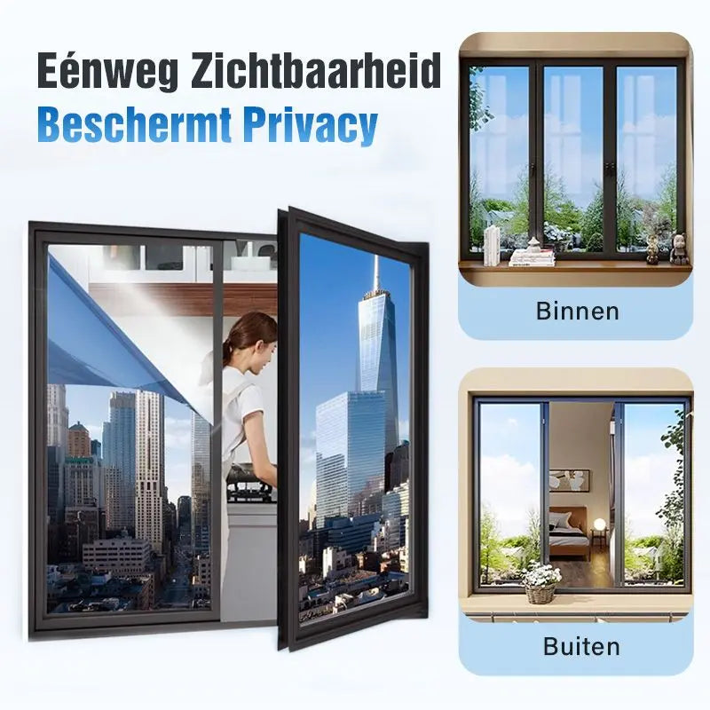 BowLift | Disposable mirror film for windows – Thermal insulation & UV pRedection