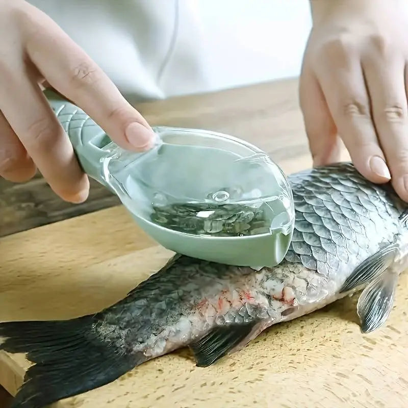 BowLift | Fish scale remover with catch lid
