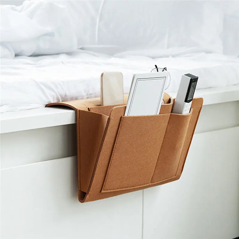 BowLift | Hanging Bed Organizer – Space-saving Storage with Large Pockets