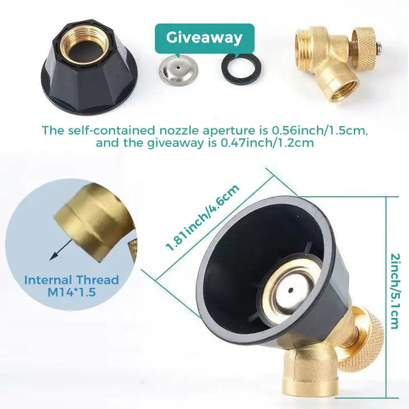 BowLift | High-pressure garden hose nozzle – Effective dirt removal!