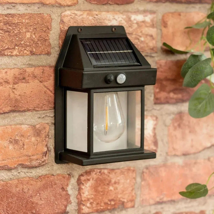BowLift | Solar-powered LED outdoor wall light – Perfect for gardens, patios, garages, and entrances