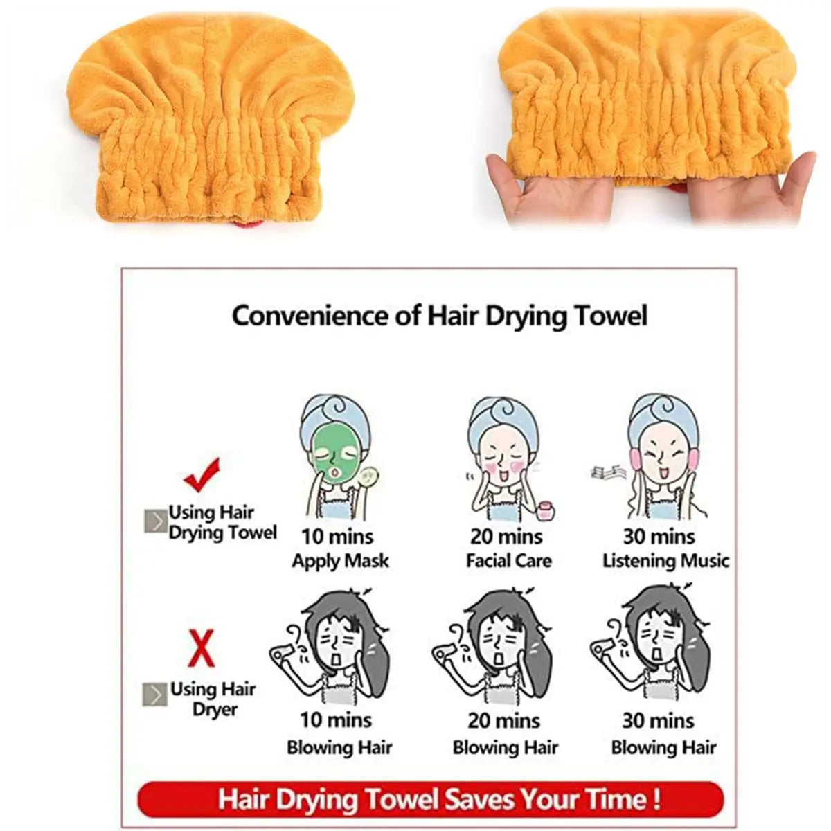 BowLift | Super Absorbent Hair Towel Cape