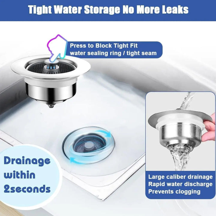 BowLift | Improved Sink Drain Stopper – No more clogged drains!