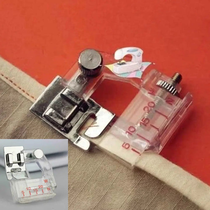 BowLift | Adjustable bias binding foot – For precise edge finishes