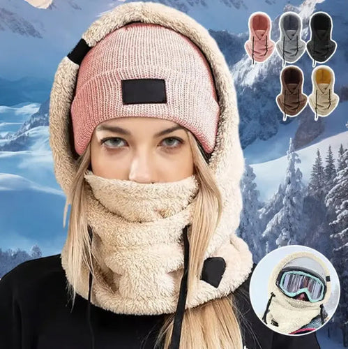 BowLift | Windproof Sherpa Hooded Ski Mask for Ultimate Cold PRedection