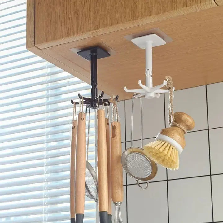 BowLift | 360° Redating Folding Hook – Space-saving & Self-adhesive