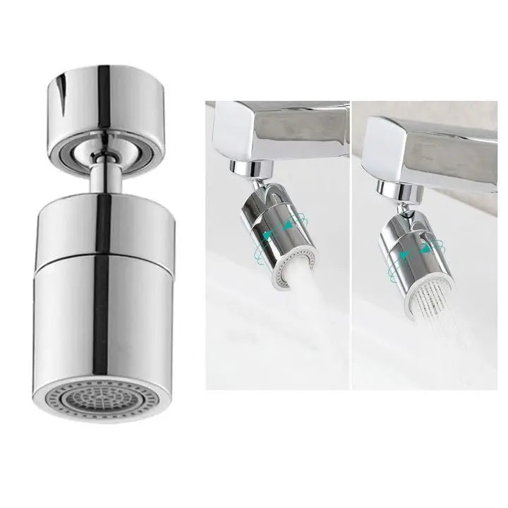 BowLift | 360° Faucet Attachment – Splash-Free with 2 Spray Modes