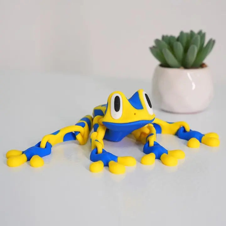 BowLift | 3D-printed magnetic frog refrigerator magnet