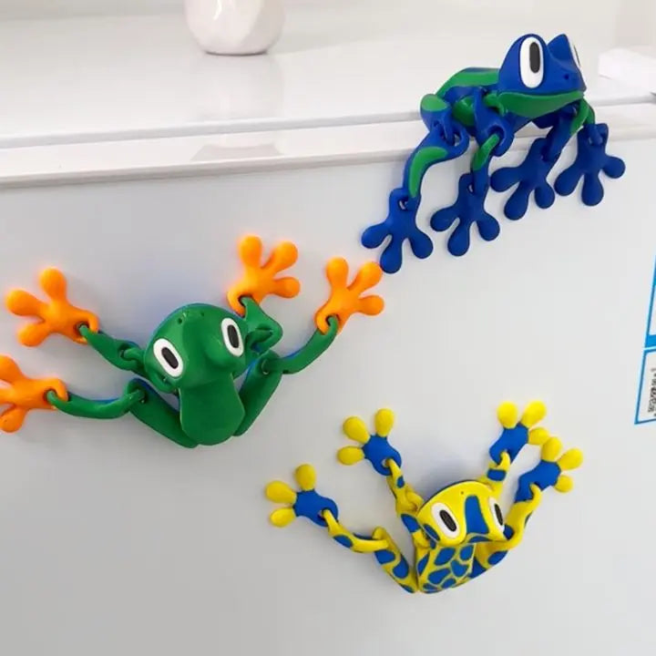 BowLift | 3D-printed magnetic frog refrigerator magnet