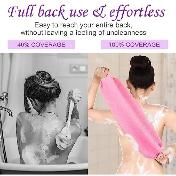 BowLift | Stretchable back brush bath towel