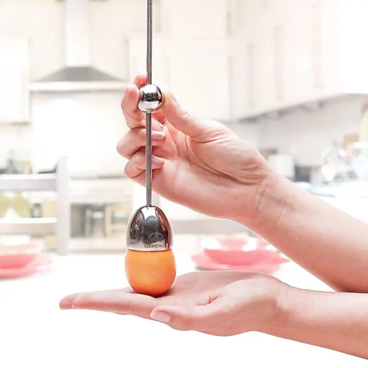 BowLift | Stainless Steel Egg Opener – Precise Opening with Tapping Effect