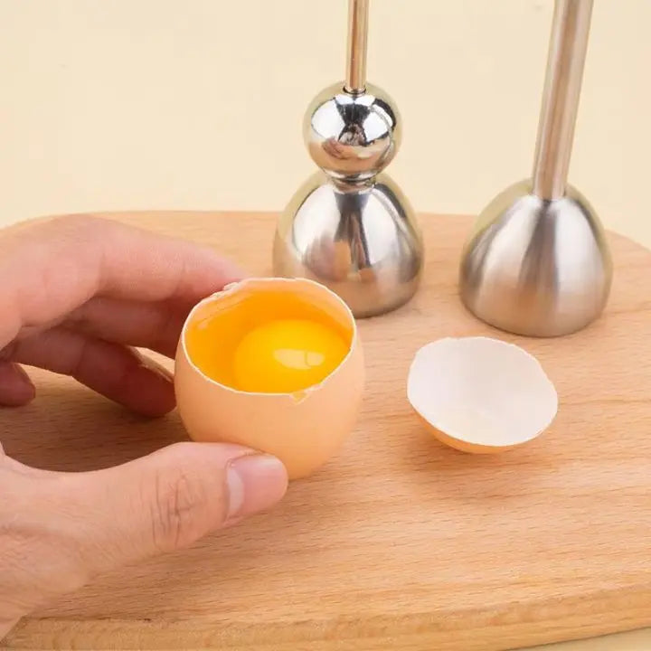 BowLift | Stainless Steel Egg Opener – Precise Opening with Tapping Effect