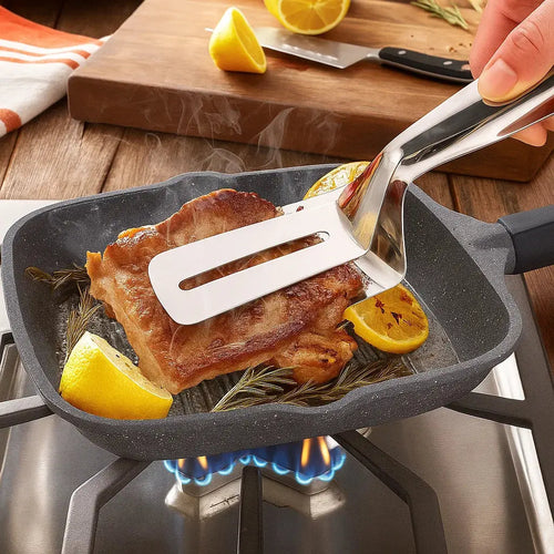 BowLift | Stainless Steel Grill Tongs with Reversal Function