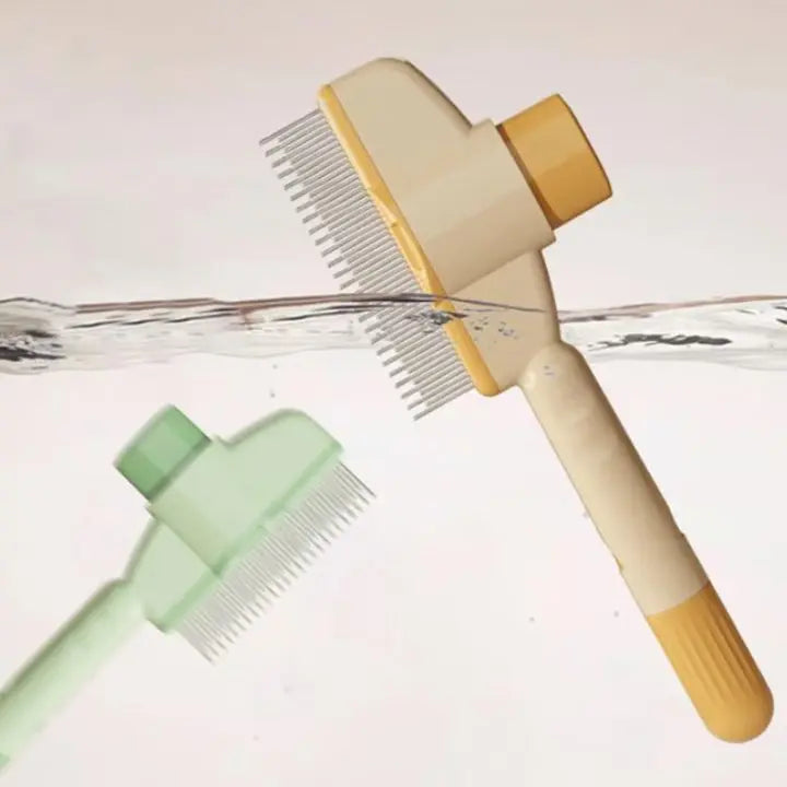 BowLift | Simple Self-Cleaning Flea Comb & Coat Brush