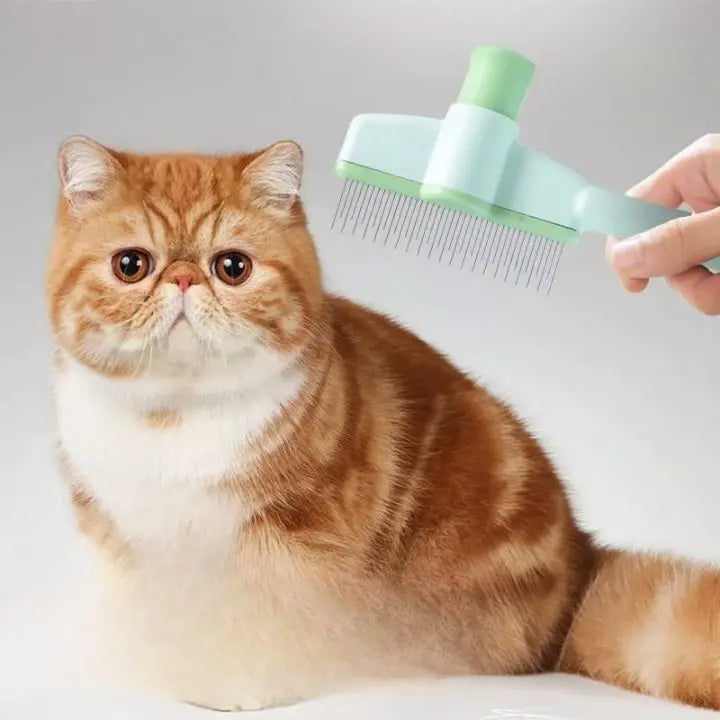 BowLift | Simple Self-Cleaning Flea Comb & Coat Brush