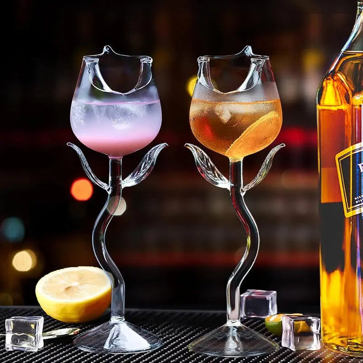 BowLift | Elegant Rose Wine Glass – Adds Charm to Every Sip