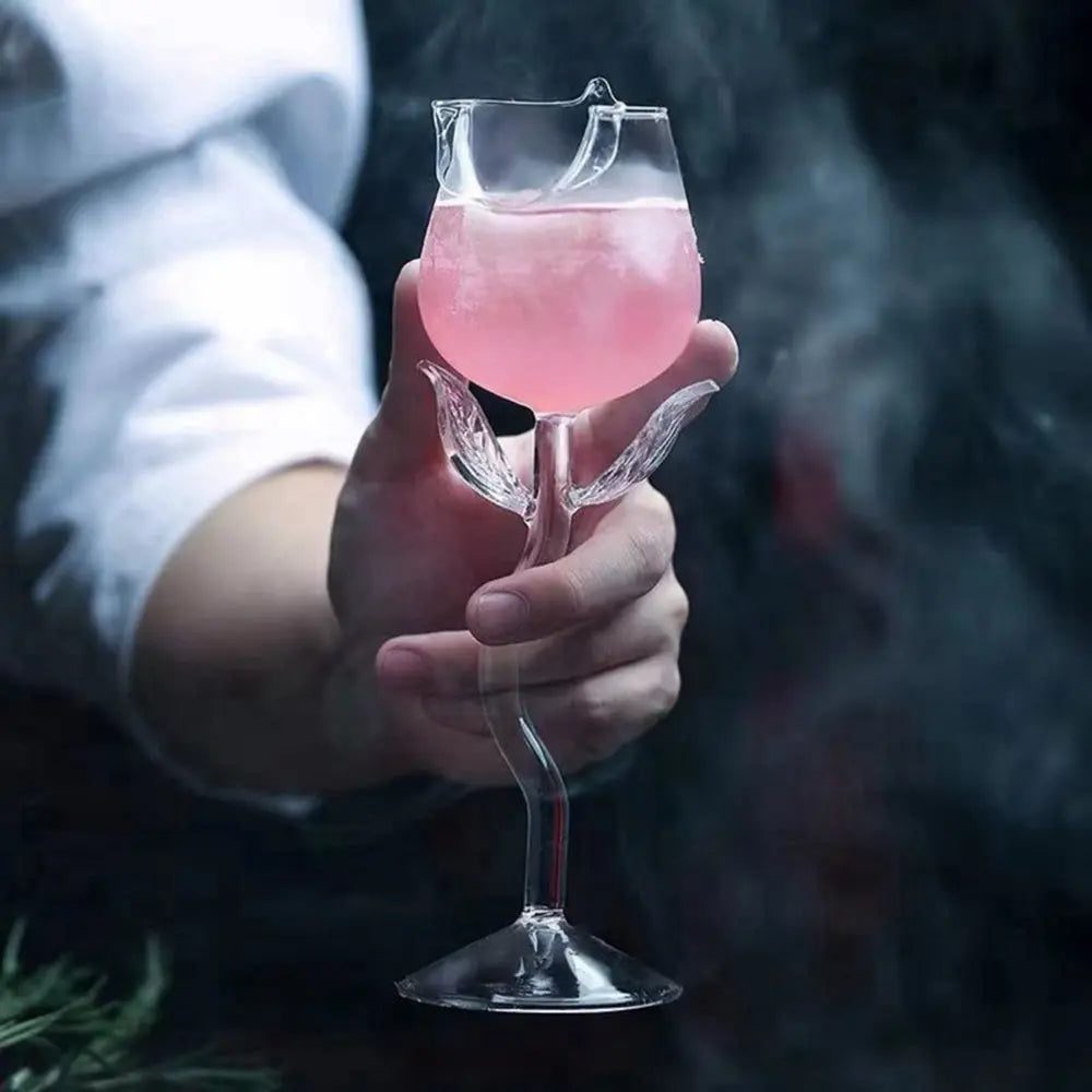 BowLift | Elegant Rose Wine Glass – Adds Charm to Every Sip