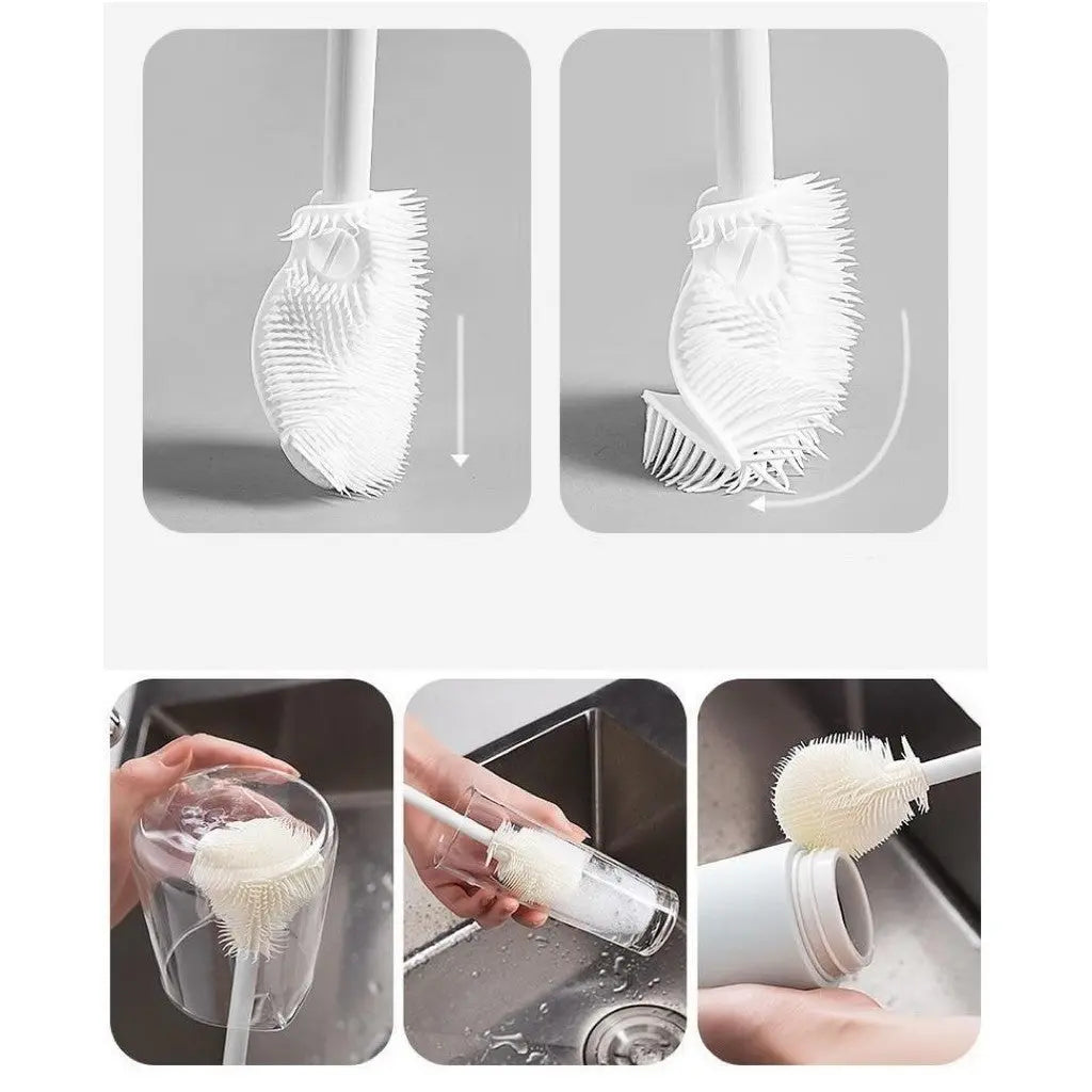BowLift | Bottle brush with long handle