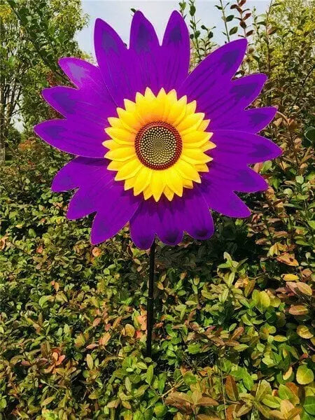 BowLift | Garden Wind Wheel with Sunflower Motif