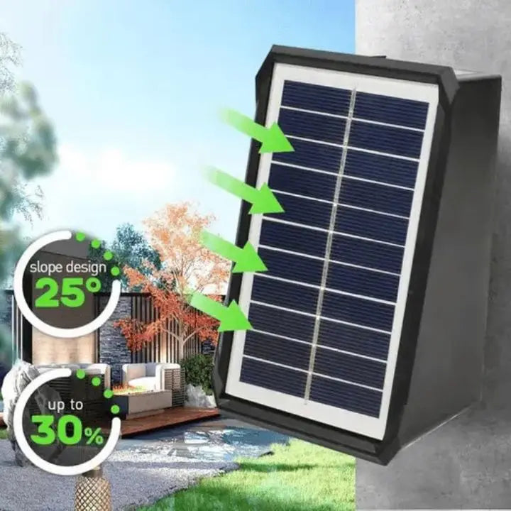 BowLift | Modern Solar LED Wall Light - Waterproof & Automatic
