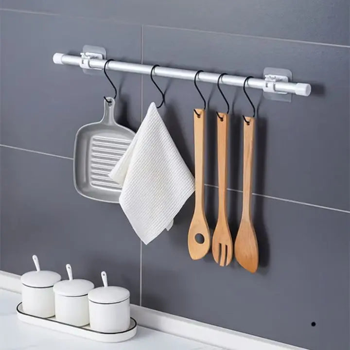 BowLift | Nail-free, adjustable curtain rod hooks