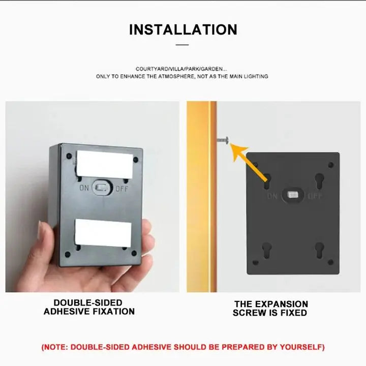 BowLift | Solar Double Shadow Wall Light