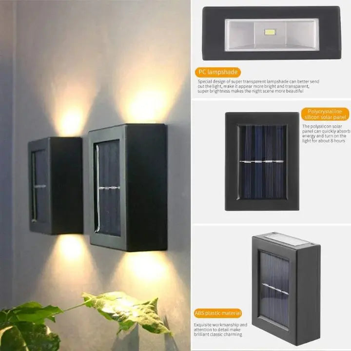 BowLift | Solar Double Shadow Wall Light