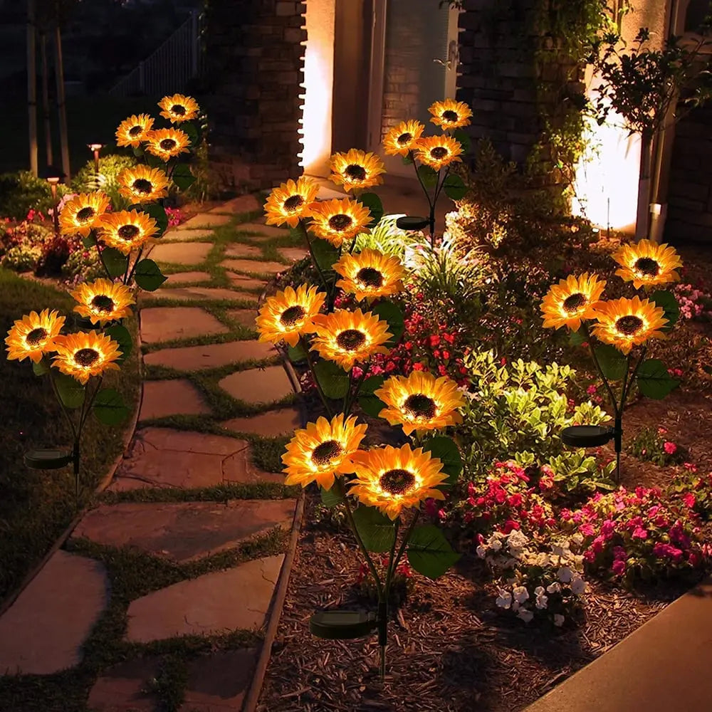 BowLift | Solar-powered sunflower light for the garden