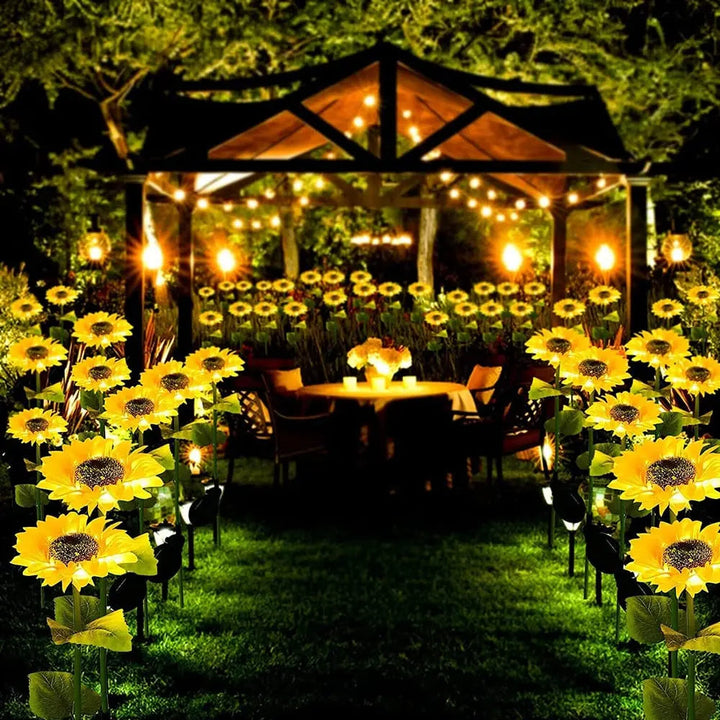 BowLift | Solar-powered sunflower light for the garden