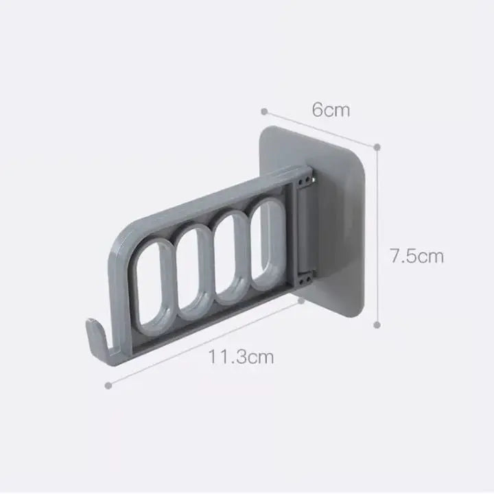 BowLift | Stamping-free Folding Hook – Space-saving Wall Accessory