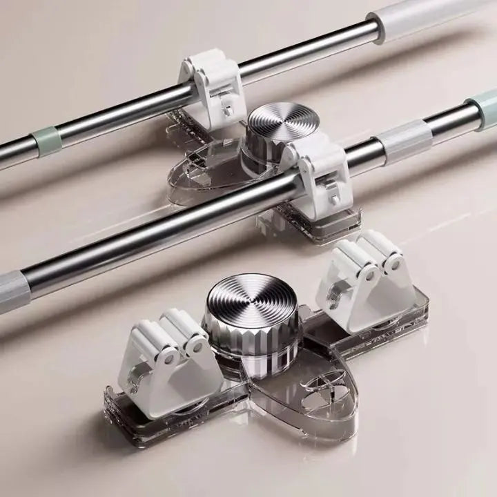 BowLift | Strong broom holder without drilling – Space-saving & safe storage