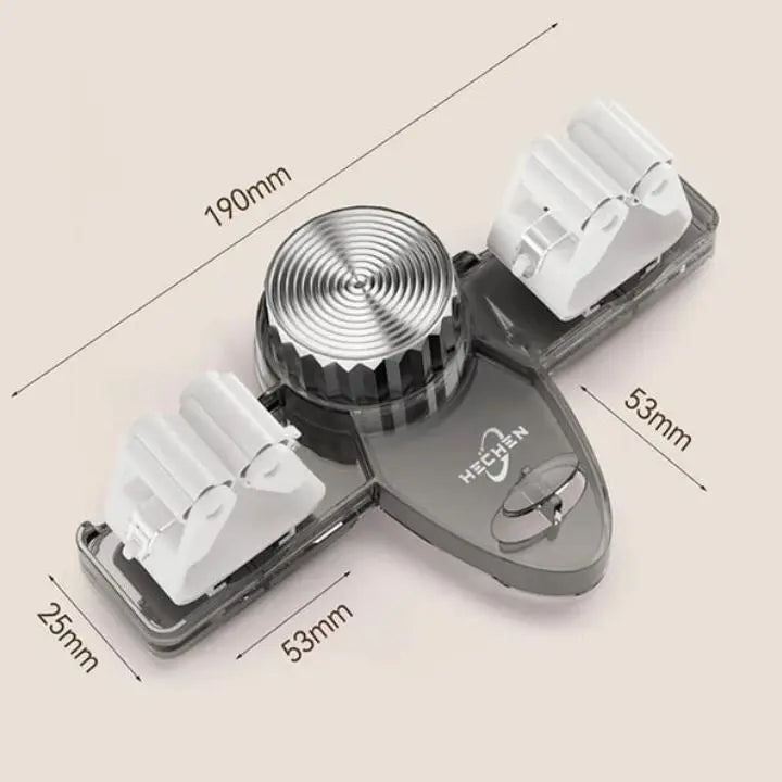 BowLift | Strong broom holder without drilling – Space-saving & safe storage