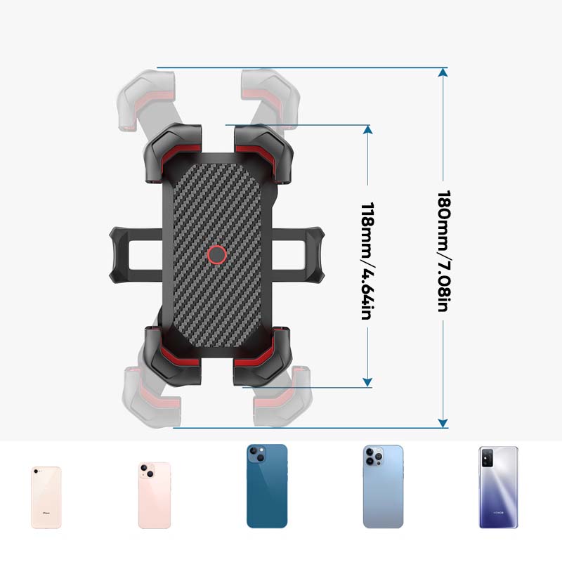 BowLift | Universal Bike Phone Holder with 360° View