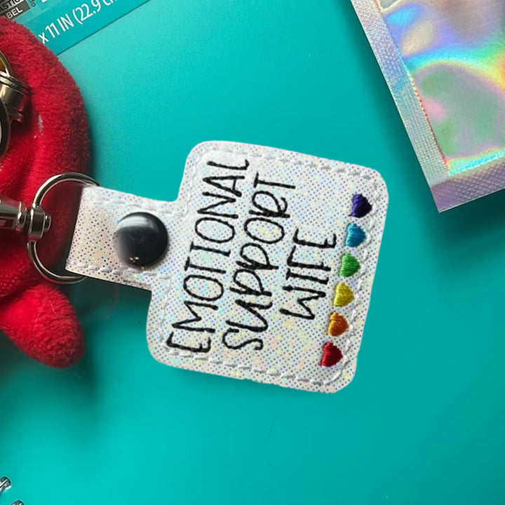 BowLift | Rainbow Hearts Keychain