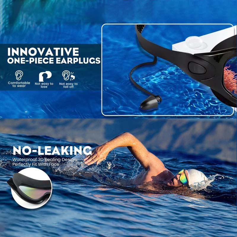 BowLift | Wide-Angle Swimming Goggles with Anti-Fog Effect