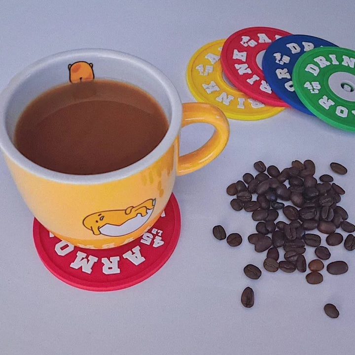 Weight Plate Coaster Set of 4 | Bowlift