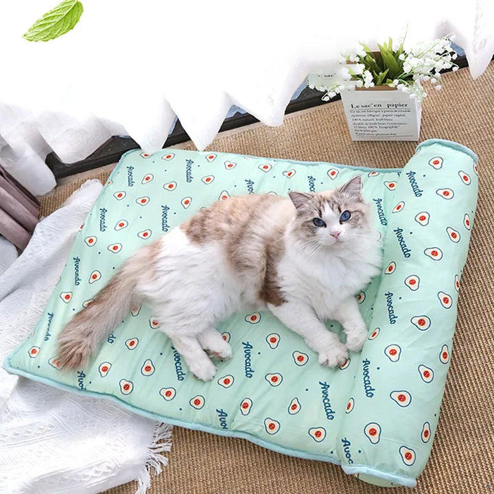 Pet Summer Cool Bed Ice Silk Cooling Mat for Dogs & Cats | Bowlift
