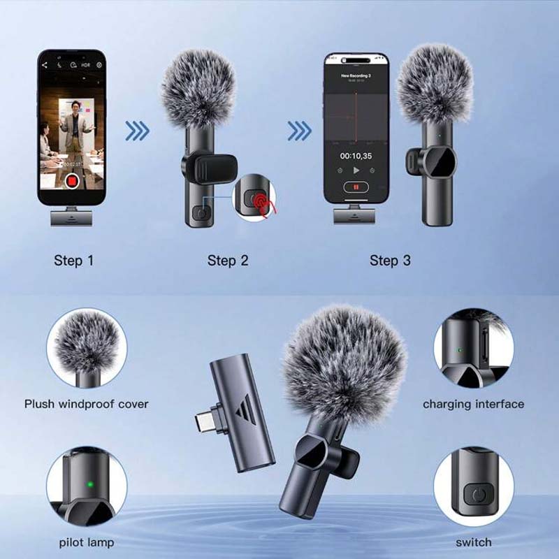 BowLift | Mini Clip-On Microphone