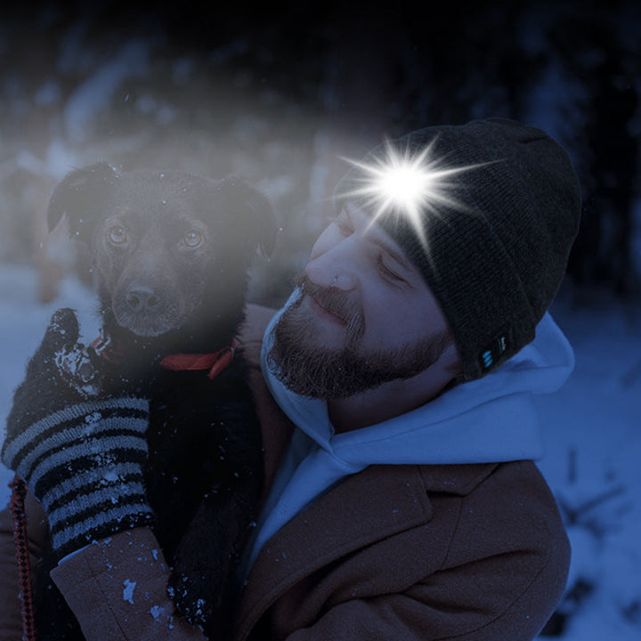BowLift | Bluetooth Beanie with LED Light & Removable Speakers