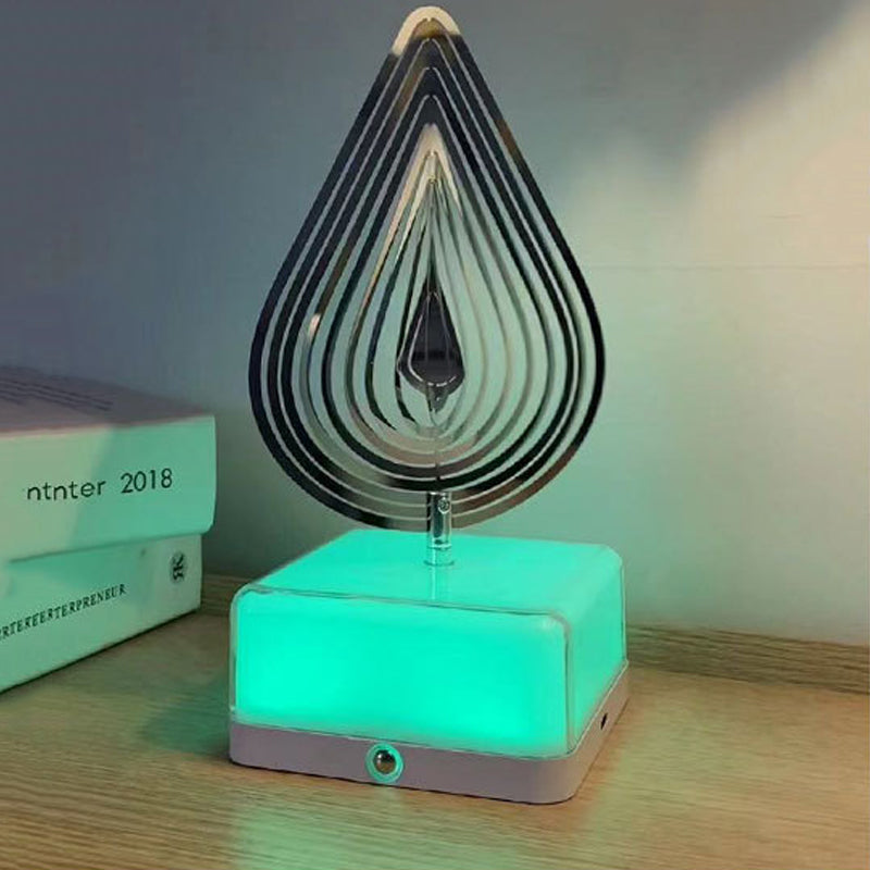 Rotating ambient light made of metal | Bowlift