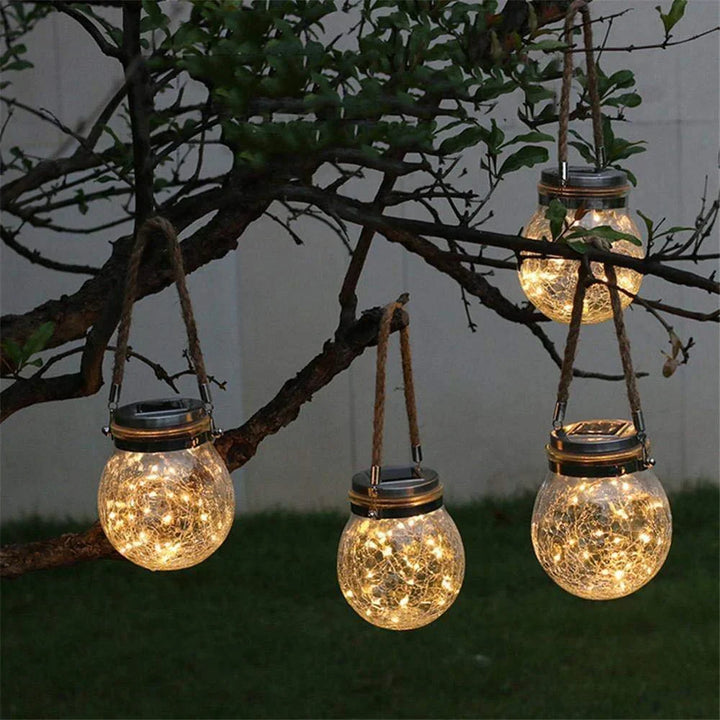 Solar Mason Jar Lamp - Lunara | Bowlift