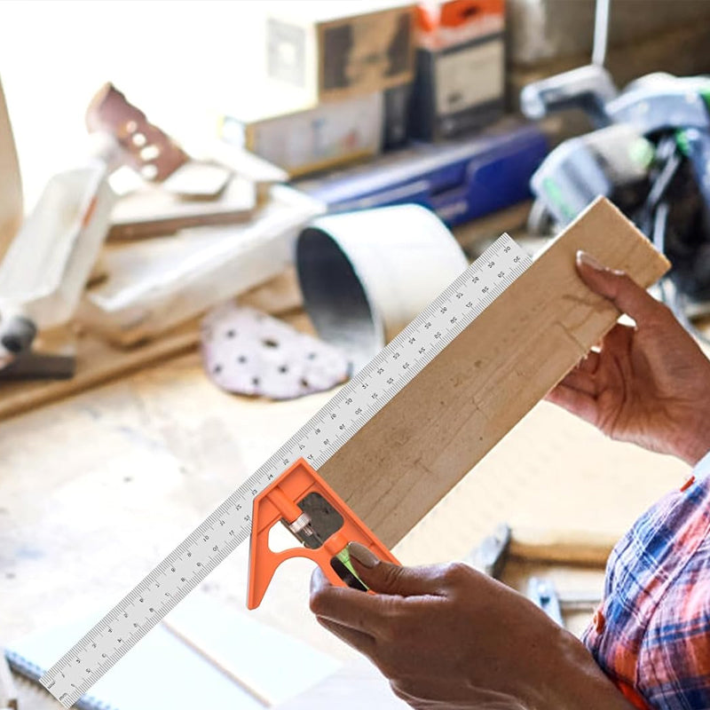 Multifunctional 90-degree and 45-degree angle ruler | Bowlift