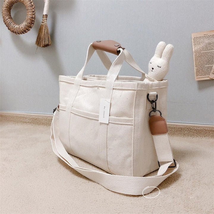 BowLift | Solid Color Canvas Shopper Bag