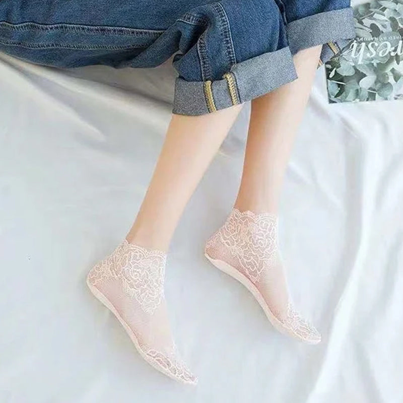 BowLift | New Ladies Fashion Lace Socks