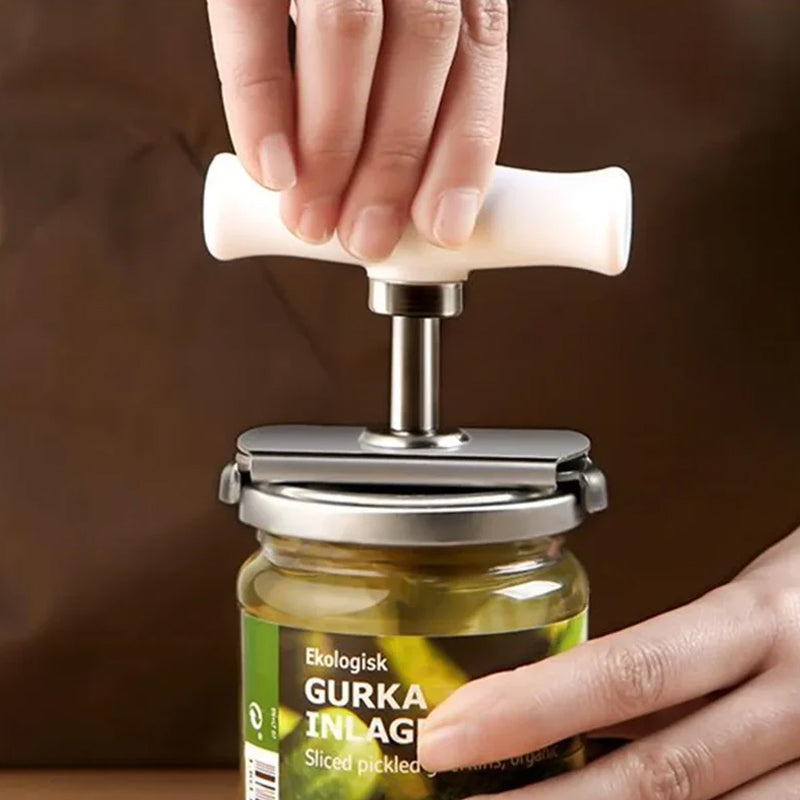Size-adjustable can opener made of stainless steel | Bowlift