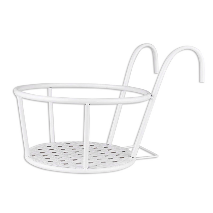BowLift | Hanging Plant Basket made of Metal – Balcony Planter Pot with Hook for Garden and Terrace